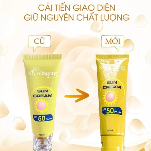 N Collagen Sun Cream chống nắng mặt và toàn thân SPF 50 PA+++ 100ml