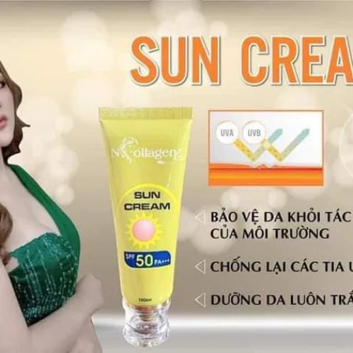 N Collagen Sun Cream chống nắng mặt và toàn thân SPF 50 PA+++ 100ml