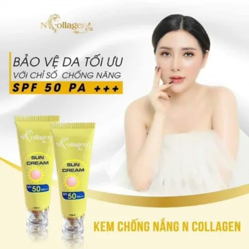 N Collagen Sun Cream chống nắng mặt và toàn thân SPF 50 PA+++ 100ml
