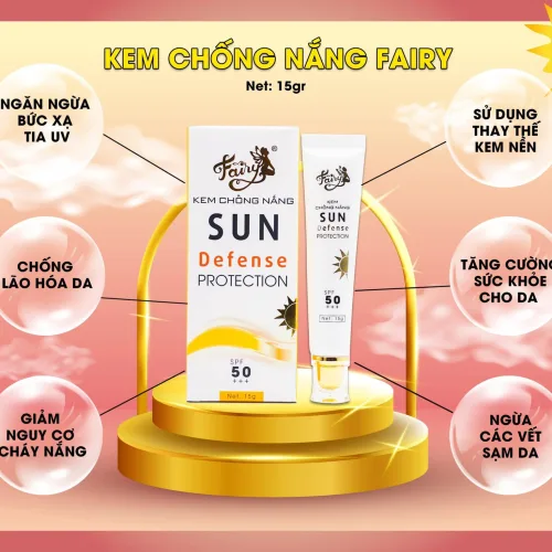 Kem Chống Nắng Fairy Cosmetics Size Mini Sun Defense Protection