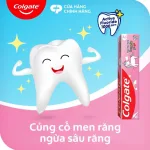 Kem Đánh Răng Ngừa Sâu Răng Em Bé 2+ Tuổi Hương Dâu Dạng Gel Colgate 40g - Màu Hồng