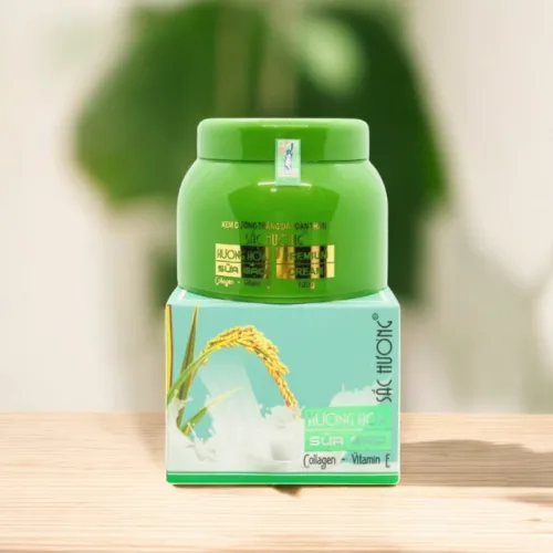 Sỉ kem Dưỡng Da Body Sắc Hương Hương Hoa Sữa Gạo - Hộp Màu Xanh 130ml