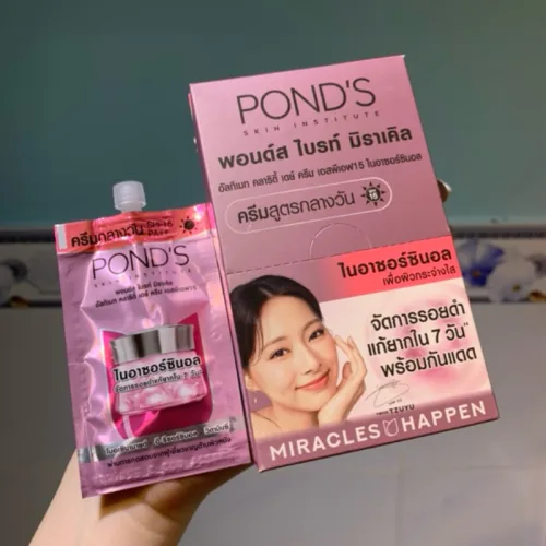 Kem dưỡng da mặt Pond’s Thái Lan, hộp 6 gói x 6,5 g