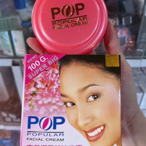 Kem mặt POP Popular Facial Cream hũ hồng 100g Thái Lan