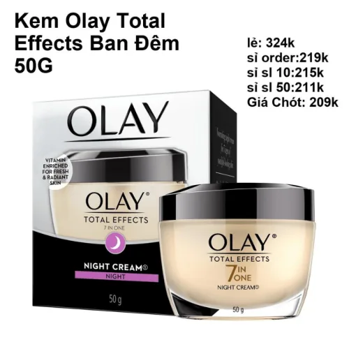Kem Dưỡng Da Olay Luminous Niacinamide7 In One Ban Đêm