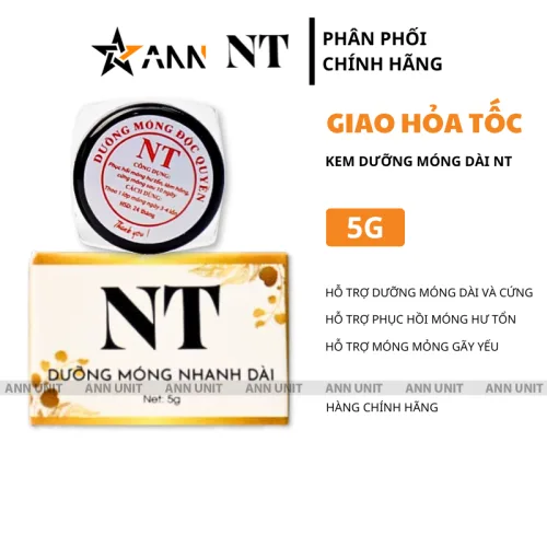 Kem Dưỡng Móng NT 5g – Hỗ Trợ Bảo Vệ Và Nuôi Dưỡng Móng Dài