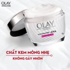 Đánh giá kem Dưỡng Olay Luminous Niacinamide + AHA Moisturizer 50g