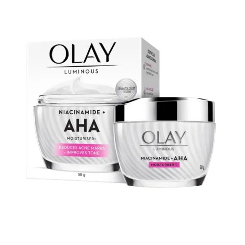 Khám phá Kem Dưỡng Olay Luminous Niacinamide + AHA Moisturizer 50g thuộc nhóm mỹ phẩm olay