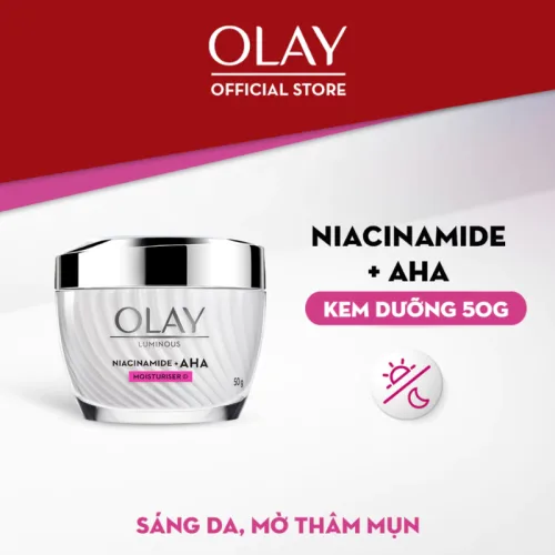 Đánh giá kem Dưỡng Olay Luminous Niacinamide + AHA Moisturizer 50g
