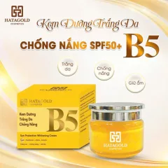 Kem Dưỡng Sáng Da B5 Hatagold Cosmetics Màu Vàng 10g