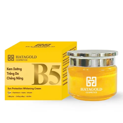 Hình ảnh Kem Dưỡng Sáng Da B5 Hatagold Cosmetics Màu Vàng 10g trong bộ sưu tập mỹ phẩm hatagold