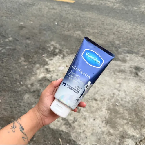 Kem Dưỡng Thể Vaseline Màu Xanh 10X Gluta Hya Overnight Thái Lan