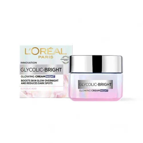 Khám phá Kem Dưỡng Trắng Da Loreal Paris Ban Đêm Glycolic-Bright Glowing Cream Night 50ml Loreal thuộc nhóm L'oreal Paris