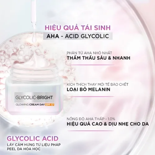 Glycolic Acid hướng đến lớp tế bào chết trên bề mặt