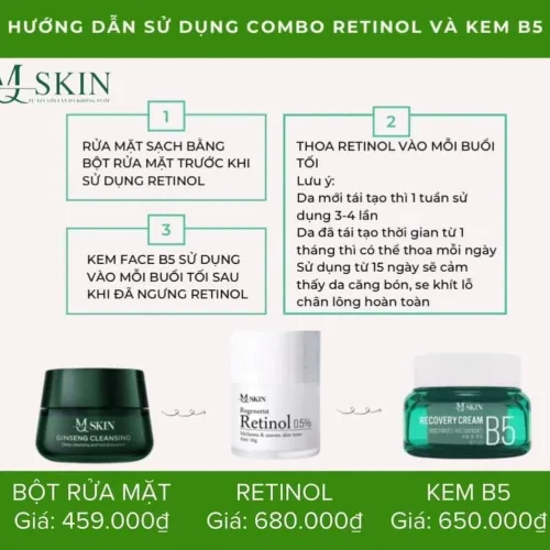 Đặt ở cuối routine buổi tối