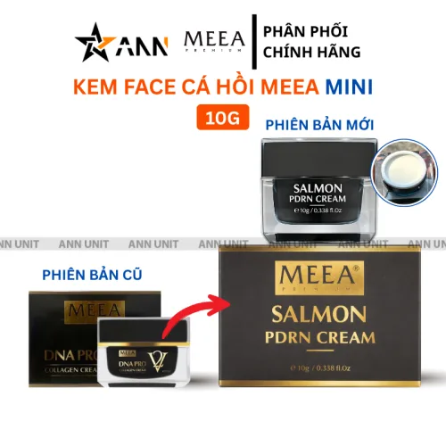 Sỉ kem Face Cá Hồi Salmon Pdnr Cream Meea Origin Mini - Face Meea Cá Hồi Phiên Bản Mới 10g