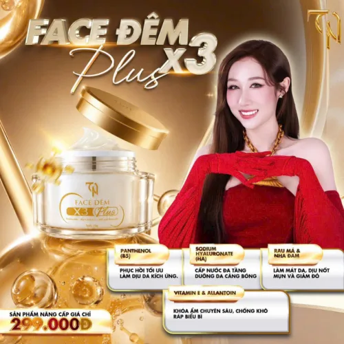 Đánh giá kem Face Collagen X3 TN Ban Đêm Mỹ Phẩm Đông Anh 15g - Phiên Bản Mới