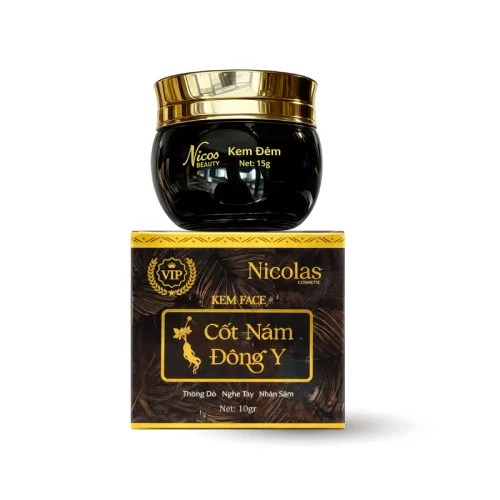 Kem Face Cốt Nám Đông Y Nicolas Cosmetic Nicos Beauty Thanh Nhi 10g Ban Đêm Phiên Bản Mới