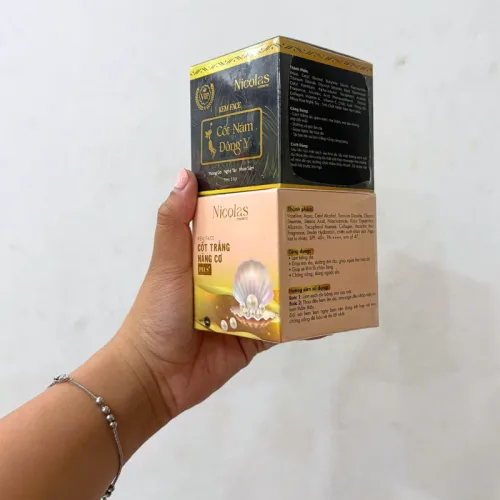 Kem Face Cốt Nám Đông Y Nicolas Cosmetic Nicos Beauty Thanh Nhi 10g Ban Đêm Phiên Bản Mới