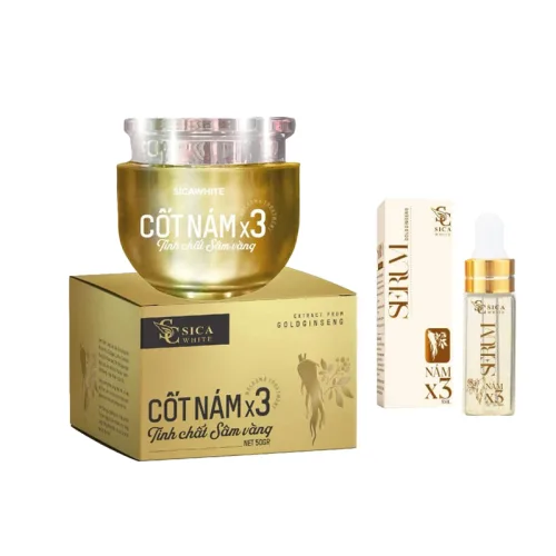 Kem Face Cốt Nám X3 Sica White Tinh Chất Sâm Vàng 30gr phù hợp để tham khảo khi chọn Sica White