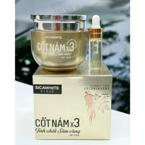 Kem mặt Sica White Cốt Nám X3, tinh chất sâm vàng 30gr