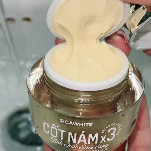 Kem mặt Sica White Cốt Nám X3, tinh chất sâm vàng 30gr
