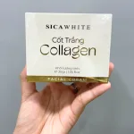 Kem Face Cốt Trắng Collagen 30g + Tặng Serum Meso 5ml Sica White - Hỗ Trợ Cải Thiện Lão Hóa Da