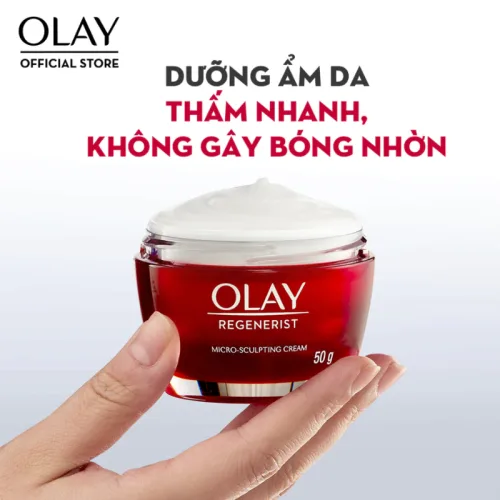 Kem face dưỡng ẩm Olay: độ ẩm qua đêm không đồng nghĩa lớp bóng