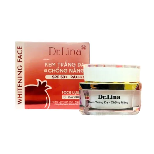 Hình ảnh Kem Face Lựu Đỏ Dr.Lina Whitening Face Dưỡng Trắng Da Chống Nắng SPF50+ PA++++ Ban Ngày 18g Phiên Bản Mới trong bộ sưu tập dr lina