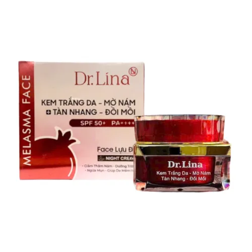 Kem Face Lựu Đỏ Dr.Lina Melasma Face Giảm Nám Ban Đêm 18g phù hợp để tham khảo khi chọn dr lina