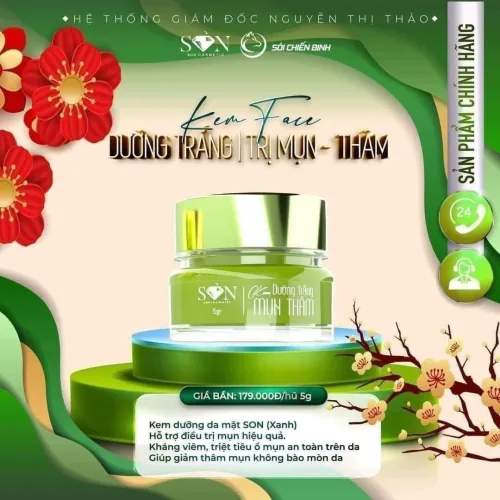 Bảng giá sỉ kem Face SON Màu Vàng Dưỡng Trắng Da Giảm Mụn Thâm