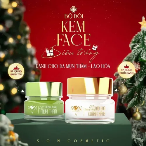 Bảng giá sỉ kem Face SON Màu Vàng Dưỡng Trắng Da Giảm Mụn Thâm