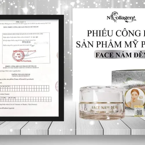 Kem dưỡng da mặt N Collagen Face Nám Đêm, 25g