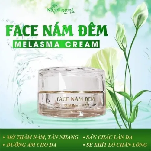 Kem dưỡng da mặt N Collagen Face Nám Đêm, 25g