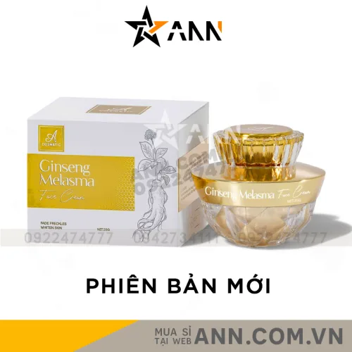 Bảng giá sỉ kem Face Nám Nhân Sâm Ginseng Melasma A Cosmetics 2024 Mỹ Phẩm Phương Anh