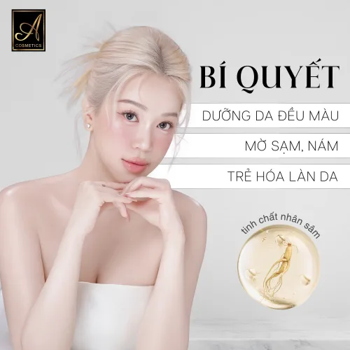 Bảng giá sỉ kem Face Nám Nhân Sâm Ginseng Melasma A Cosmetics 2024 Mỹ Phẩm Phương Anh
