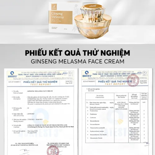 Bảng giá sỉ kem Face Nám Nhân Sâm Ginseng Melasma A Cosmetics 2024 Mỹ Phẩm Phương Anh