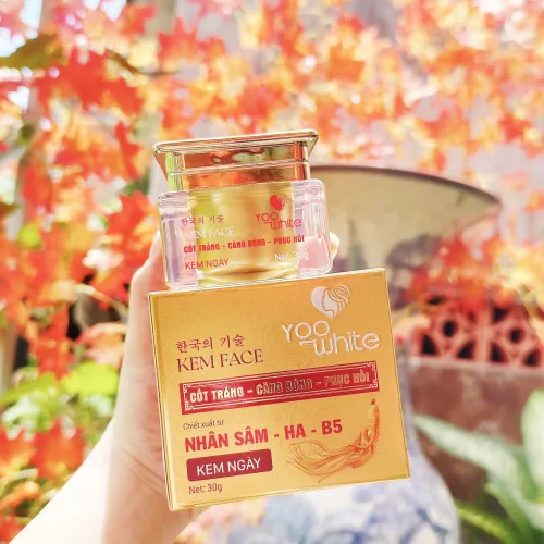 Kem ngày Yoo White Cốt Trắng Nhân Sâm, 30g, chiết xuất HA và B5