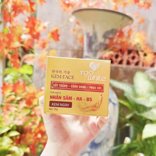 Kem ngày Yoo White Cốt Trắng Nhân Sâm, 30g, chiết xuất HA và B5
