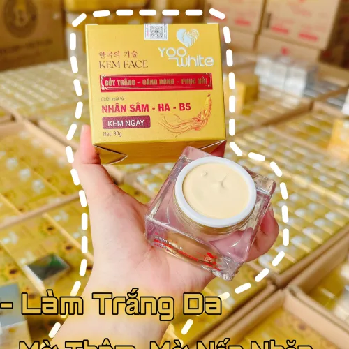 Kem ngày Yoo White Cốt Trắng Nhân Sâm, 30g, chiết xuất HA và B5