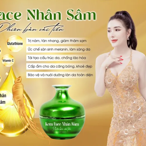Kem dưỡng da mặt Nhân Sâm Xanh N Collagen cải tiến 25g