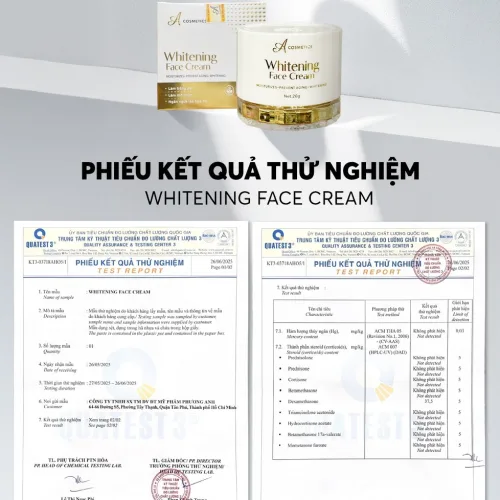 Kem dưỡng da mặt A Cosmetics Whitening Face Cream 20g