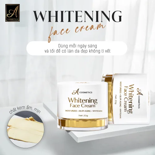 Kem dưỡng da mặt A Cosmetics Whitening Face Cream 20g