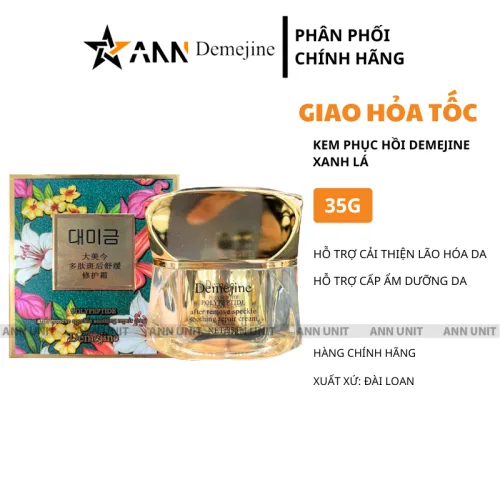 Kem Face Phục Hồi Da Demejine Dn Plus Xanh Lá 35g Chính Hãng
