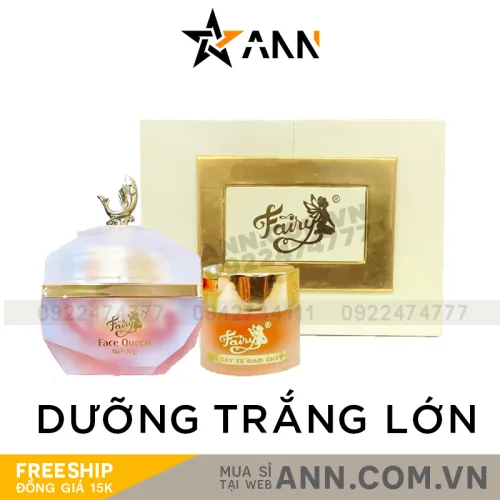 Bảng giá sỉ kem Face Queen Fairy Cosmetics Super Vip Whitening Tặng Gel Tẩy Tế Bào Chết