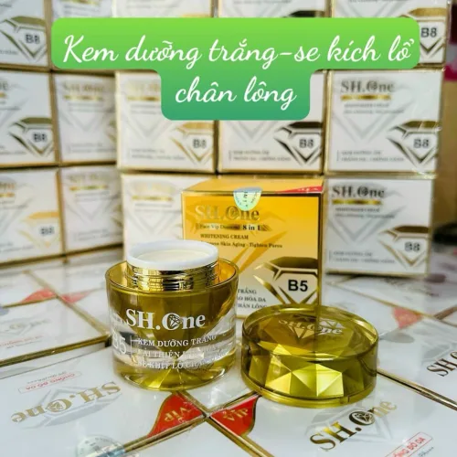 Kem Face SH One B5 màu vàng, dưỡng trắng và cải thiện lão hoá da