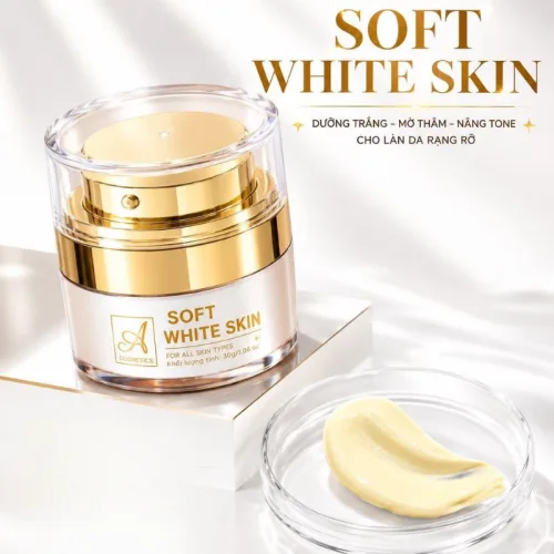 Kem Face Sữa Mịn A Cosmetic 30g - Kem Face Soft White Skin Face Lotion Phương Anh Chính Hãng