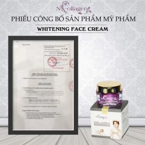 Kem dưỡng mặt N Collagen tím, hũ 25 g
