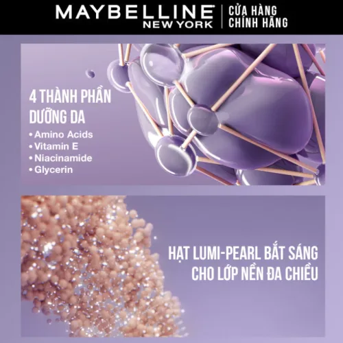 Kem nền Maybelline New York Super Stay Up To 30H SPF16 nắp tím 35ml