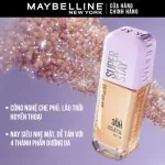 Kem nền Maybelline New York Super Stay Up To 30H SPF16 nắp tím 35ml